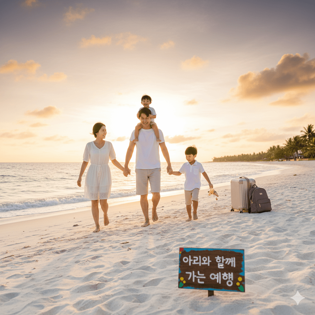 가족과 함께 가는 여행 사진