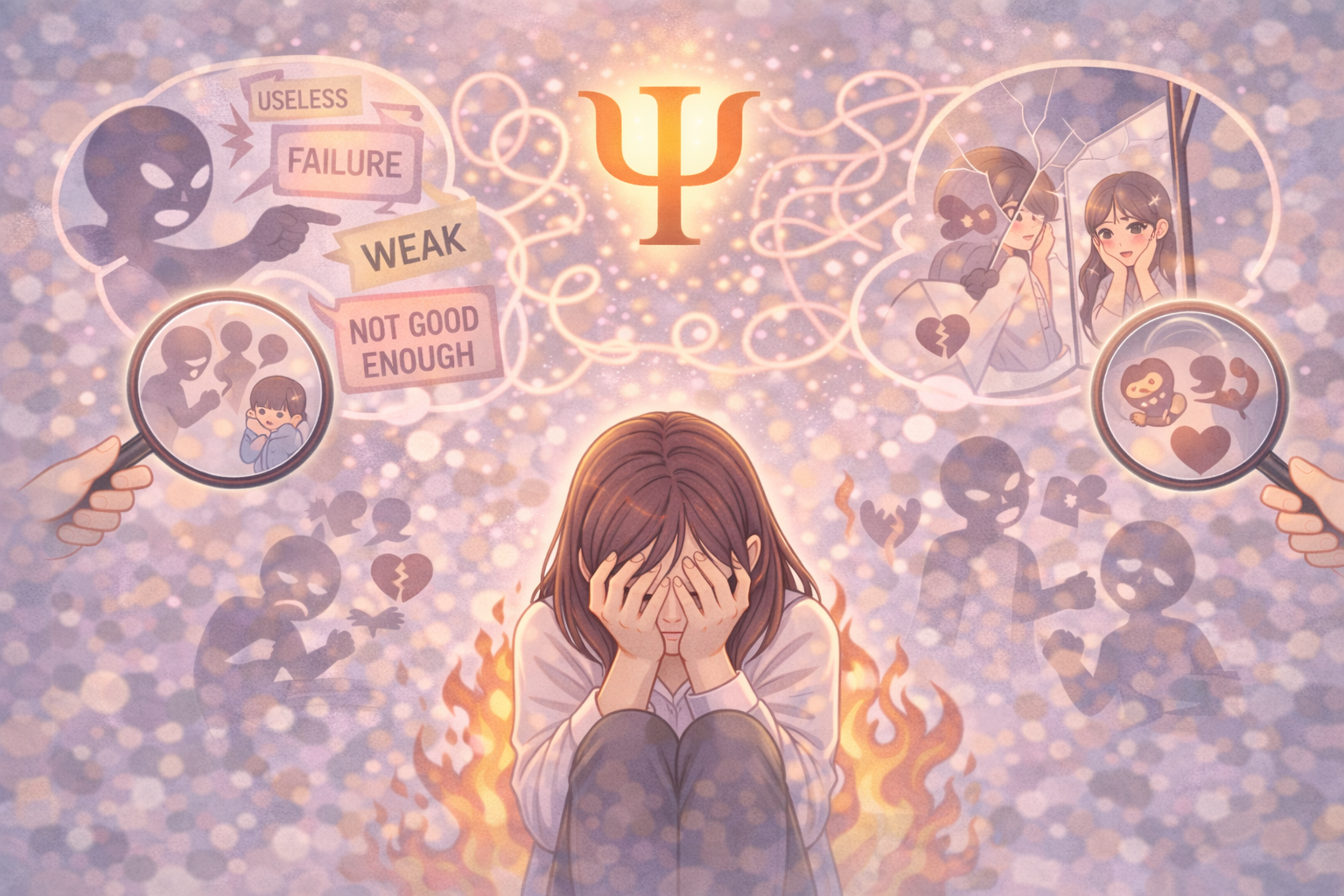 자기비판이 심한 사람의 심리적 특징과 그 형성 과정 이미지