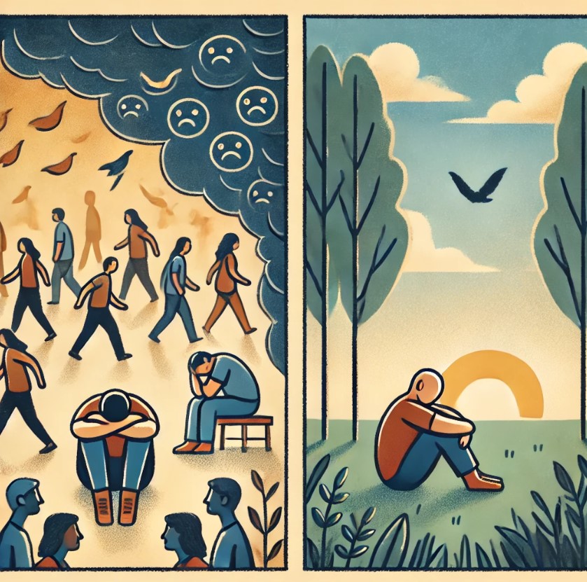 외로움과 고독의 심리학 : 그 차이와 극복 방법