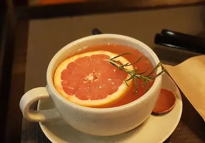 수면에 좋은 자몽꿀차