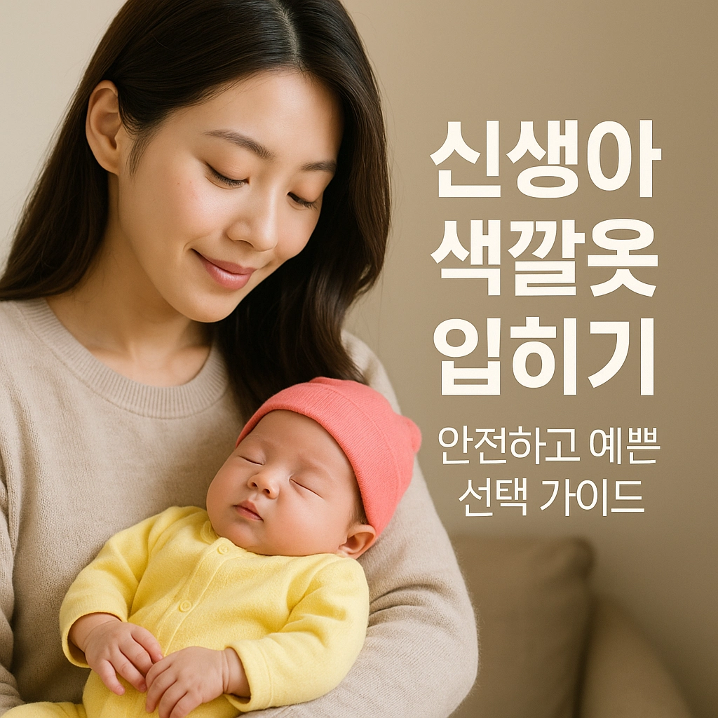 신생아 색깔옷 입히기 - 안전하고 예쁜 선택 가이드