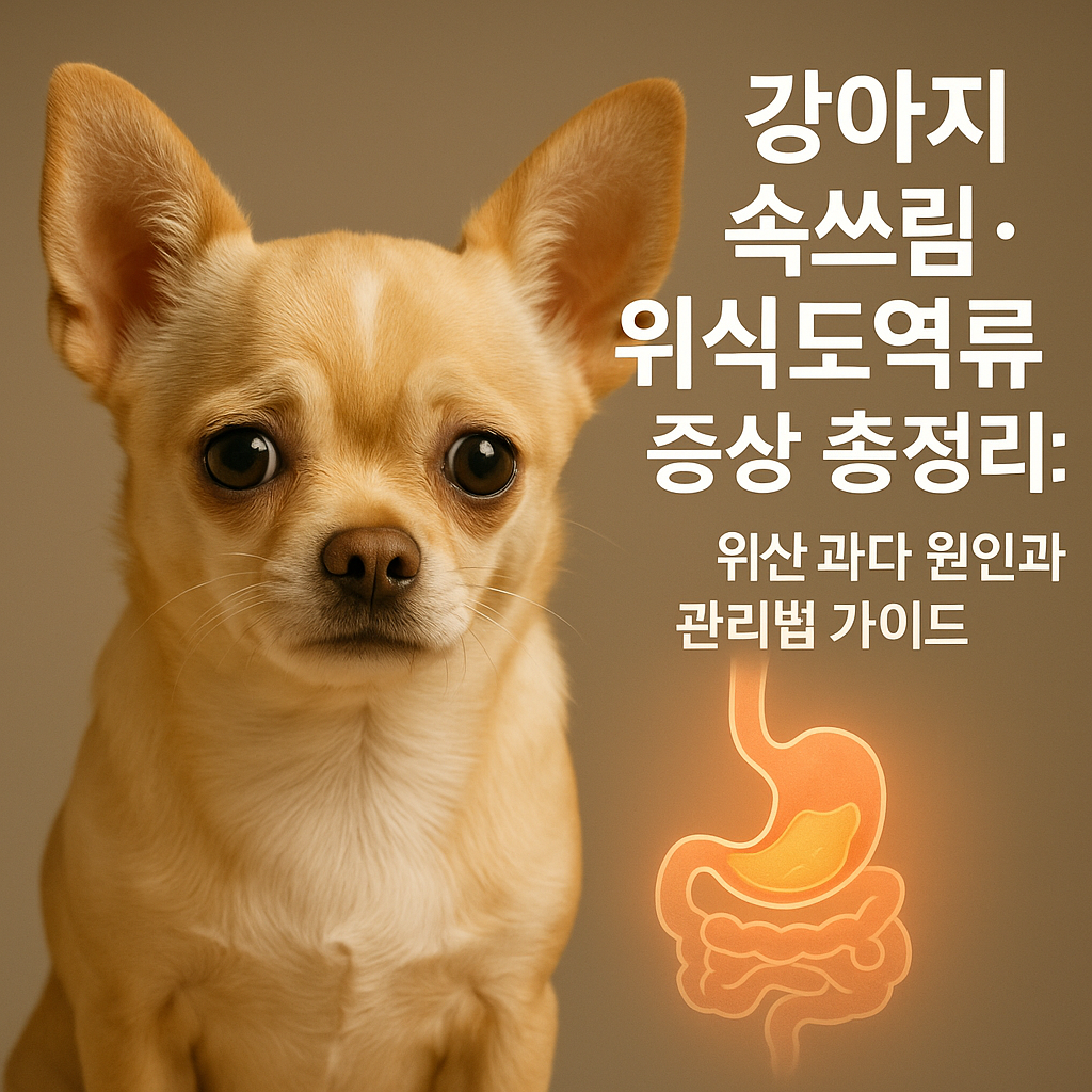 강아지 속쓰림 위식도역류 증상 총정리, 실사형 이미지