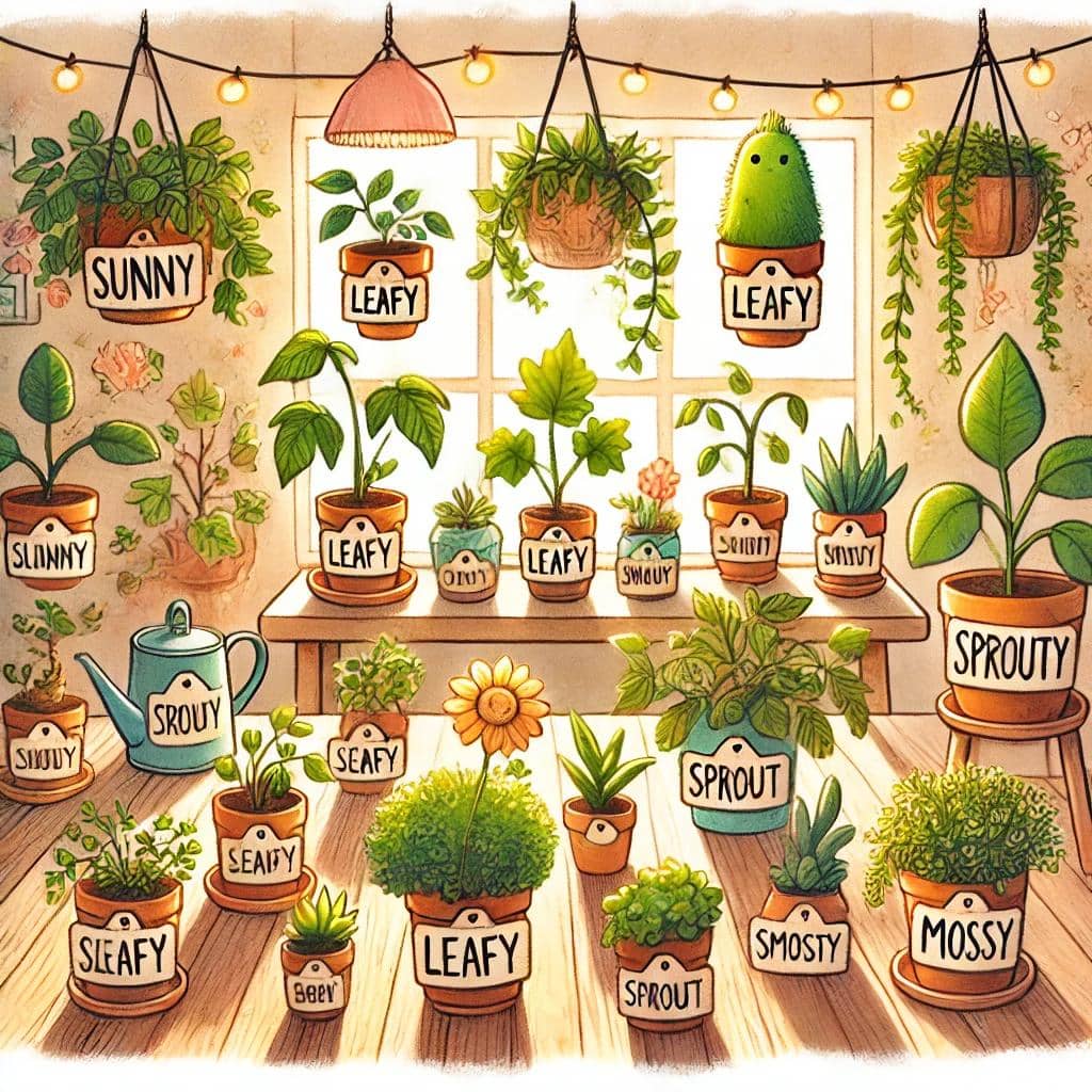 반려 식물 이름 짓기 아이디어