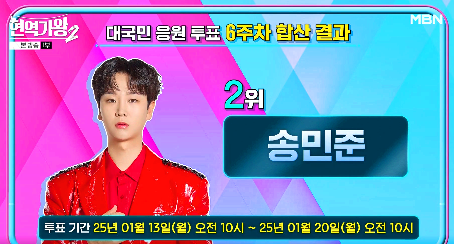 현역가왕2 대국민응원투표