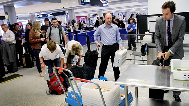 보안검색 중 포기물품에 관한 문의