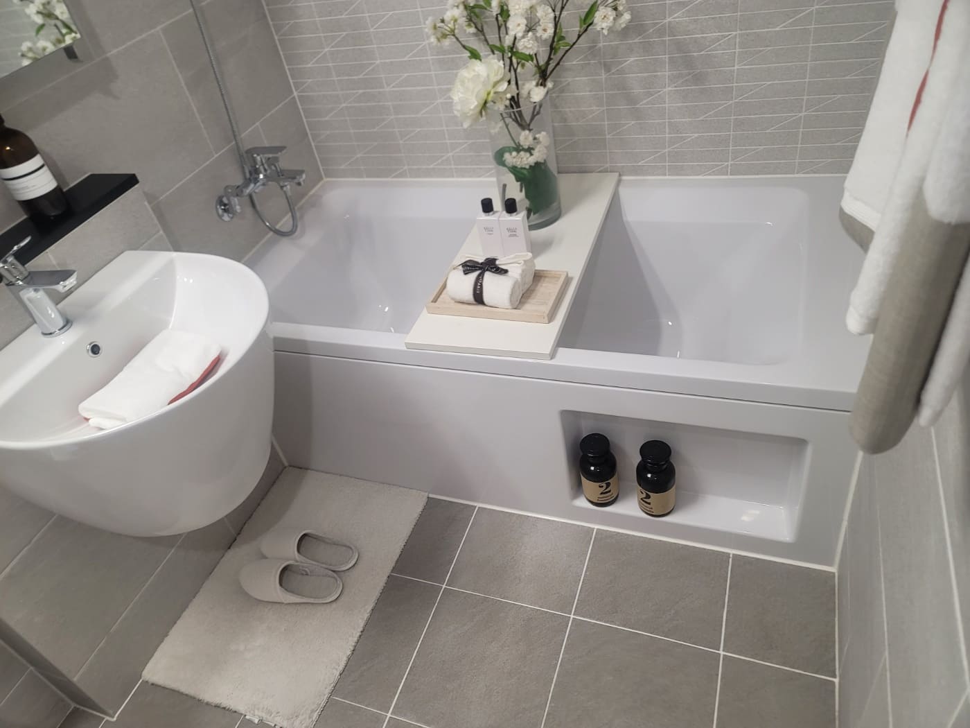 여의대방 더 마크원 지역주택조합 모델하우스 팬트리&amp;#44;욕실&amp;#44;세탁실