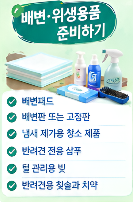 반려견 처음 키울 때 필수 준비물, 체크리스트, 첫날부터 덜 당황하는 준비법