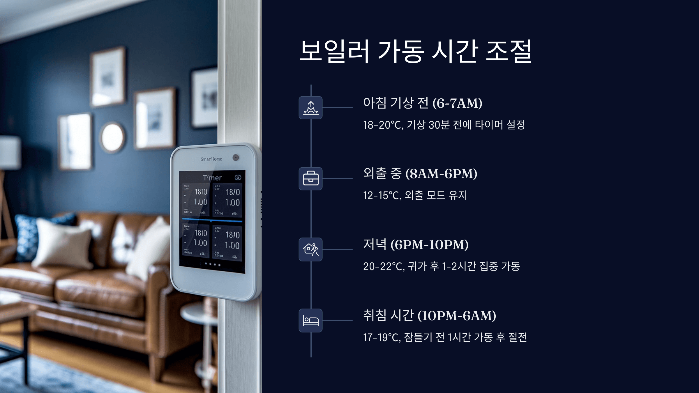 보일러 가동 시간