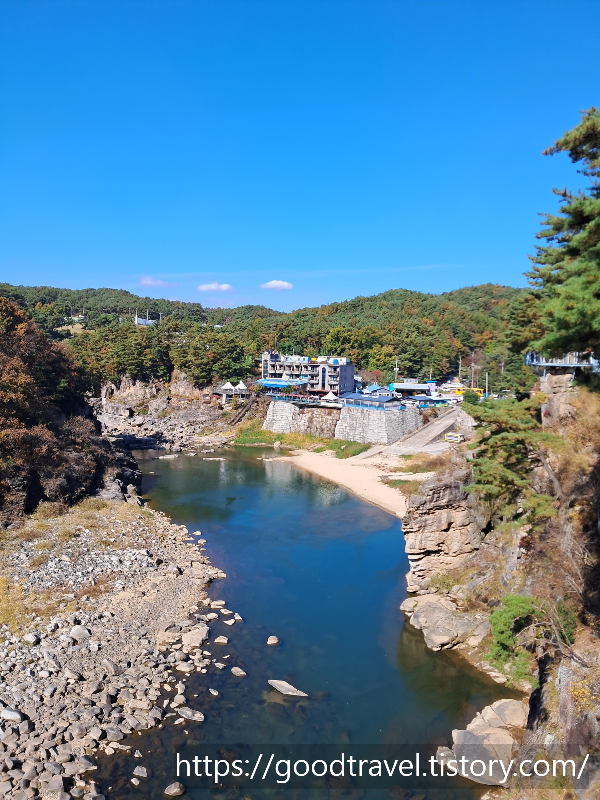 철원한탄강 주상절리 드르니 순담매표소 비교