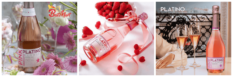 플라티노 핑크 모스카토 사진 3개