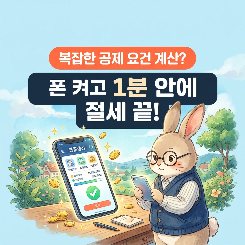 2026년 국세청 홈택스 손택스 AI 챗봇 소득세 공제 감면 요건 확인 실전 절세 노하우 가이드