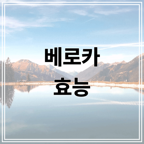 베로카 효능