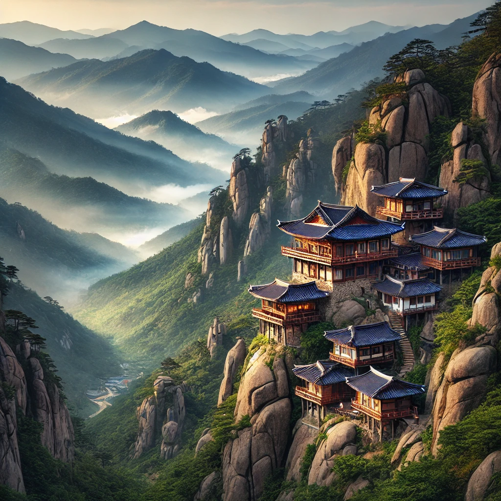 구례 사성암 (AI 생성)