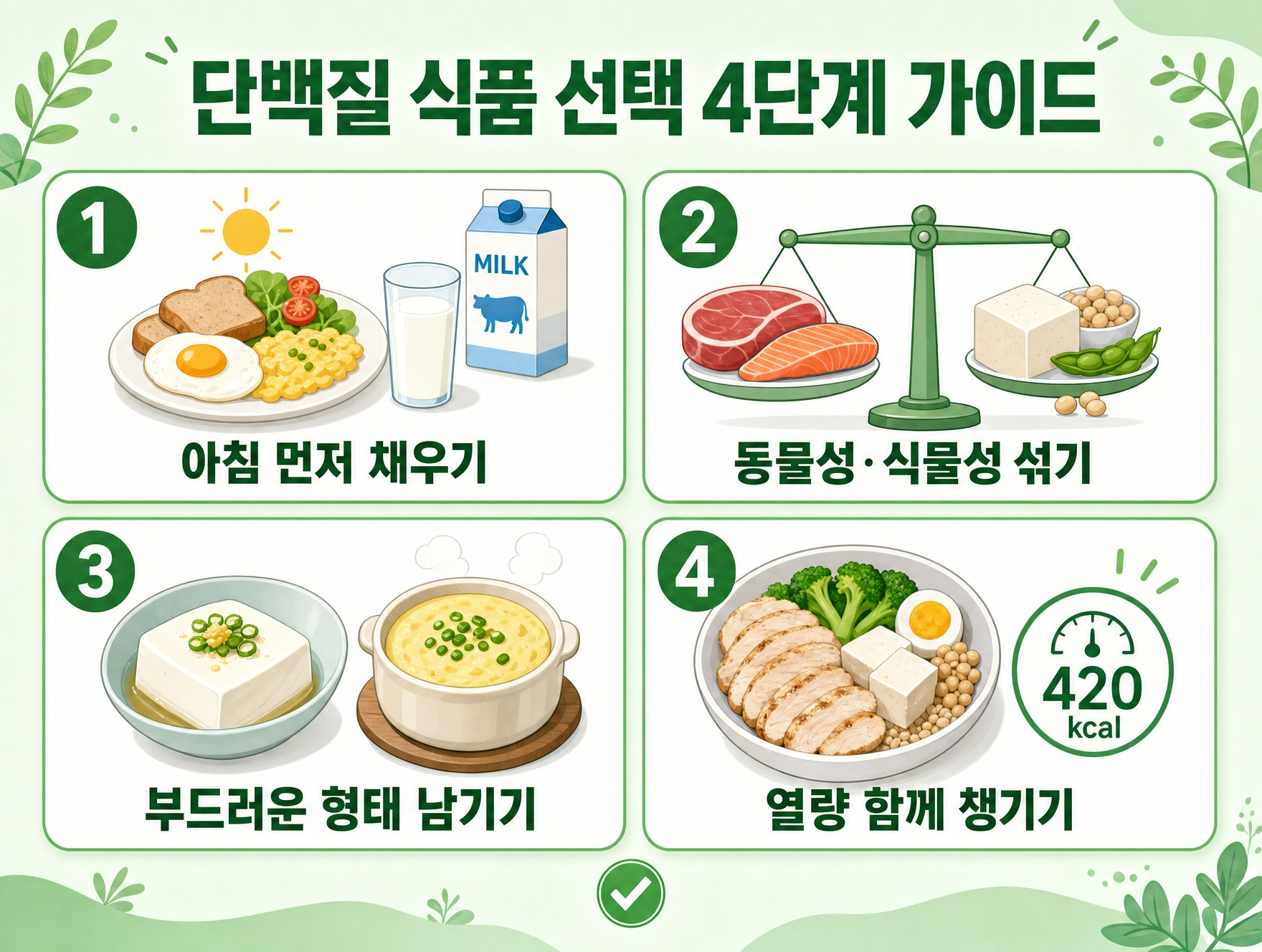 알부민 높이는 음식 고르는 4가지 기준 정리