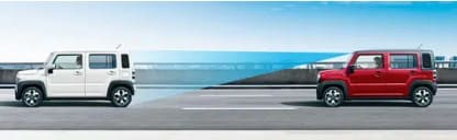 차량 2대가 도로에 있는 사진