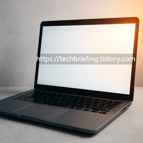 이미지 1. 노트북 밝기 조절