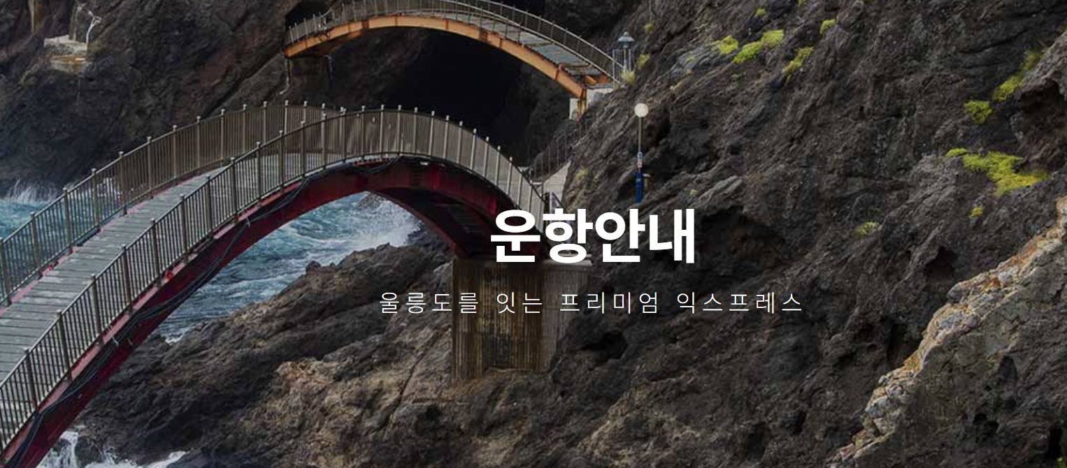 울릉도 배편 예약 총정리