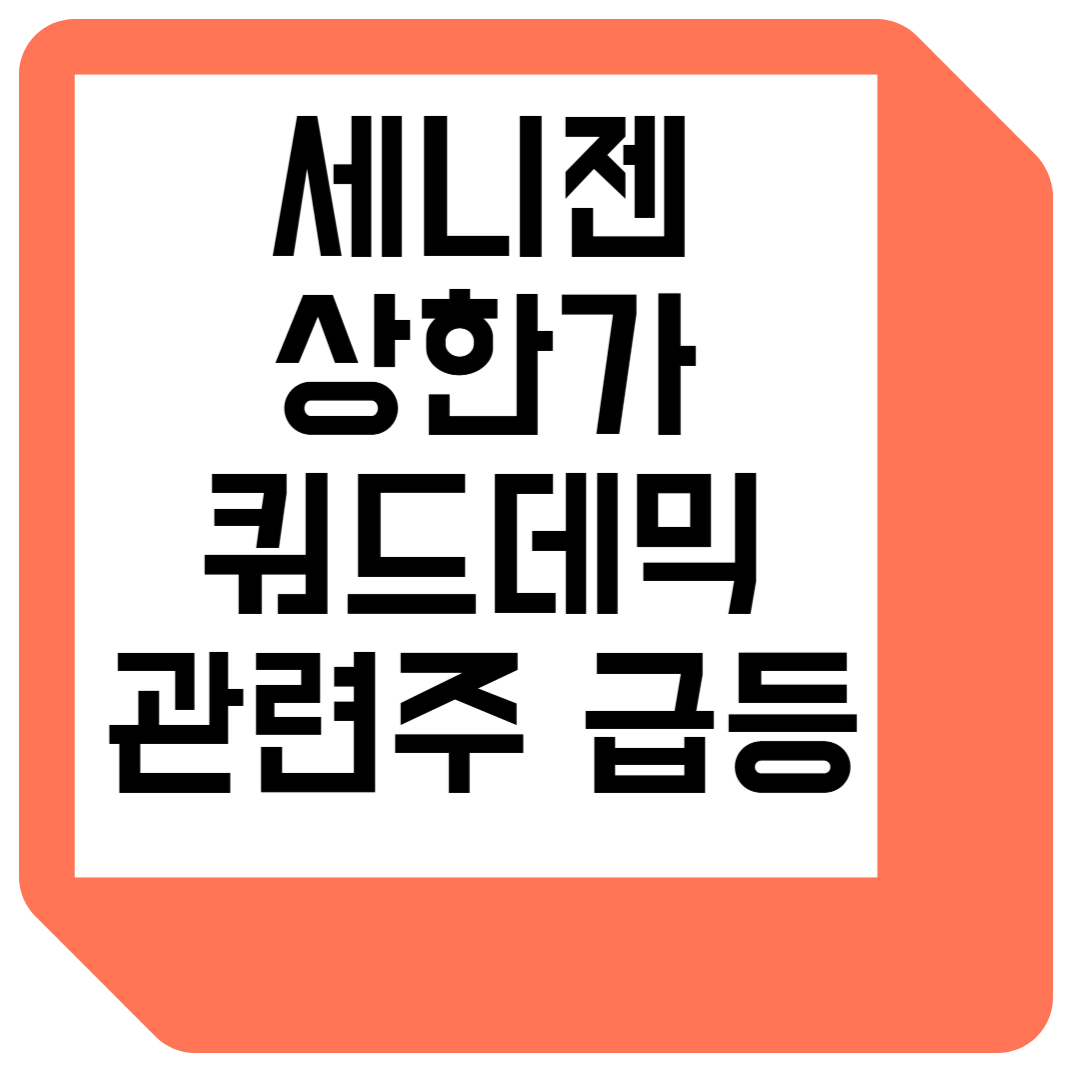 세니젠 상한가