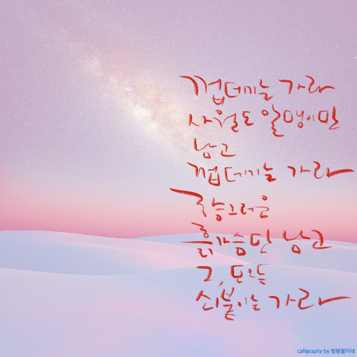 신동엽시껍데기는가라중에서