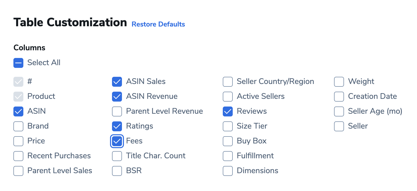 Xray 화면 오른쪽 상단 ⚙️ 아이콘 클릭 &rarr; 아래 항목 체크