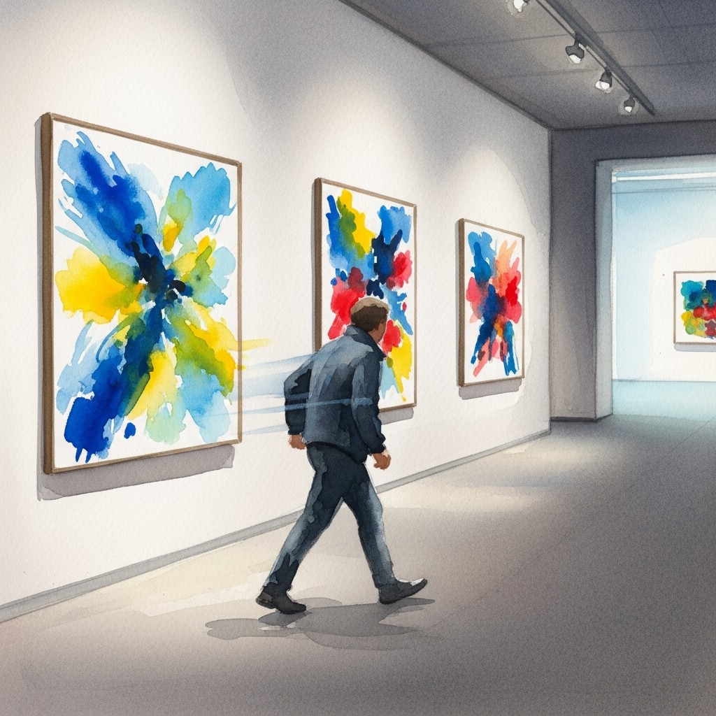 전시 관람 전후 사고의 변화 비교와 집중 포인트