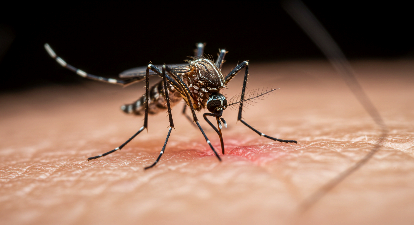 치쿤구니야 바이러스는 모기를 통해 전염됩니다.