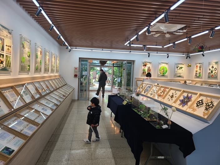 곤충표본실 전경