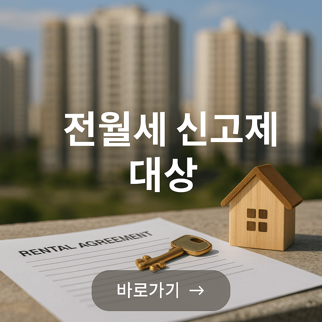 전월세 신고제 대상 총정리