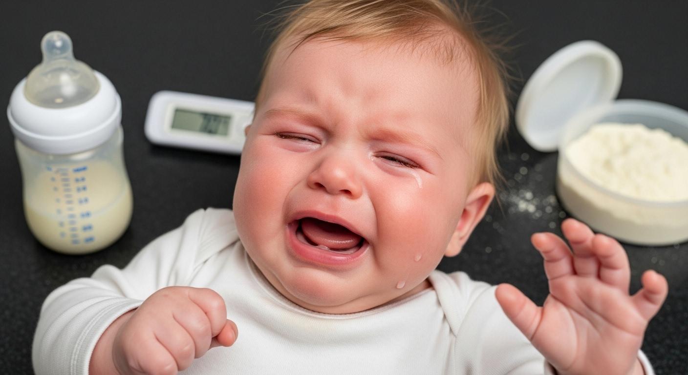 분유 70도 배앓이