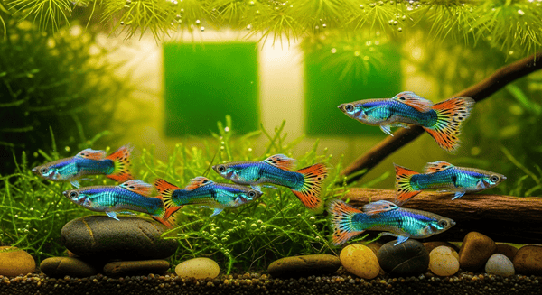 구피 수면 행동 (야간 정지 패턴, 질병 구별법, 환경 조절 가이드) 관련 사진