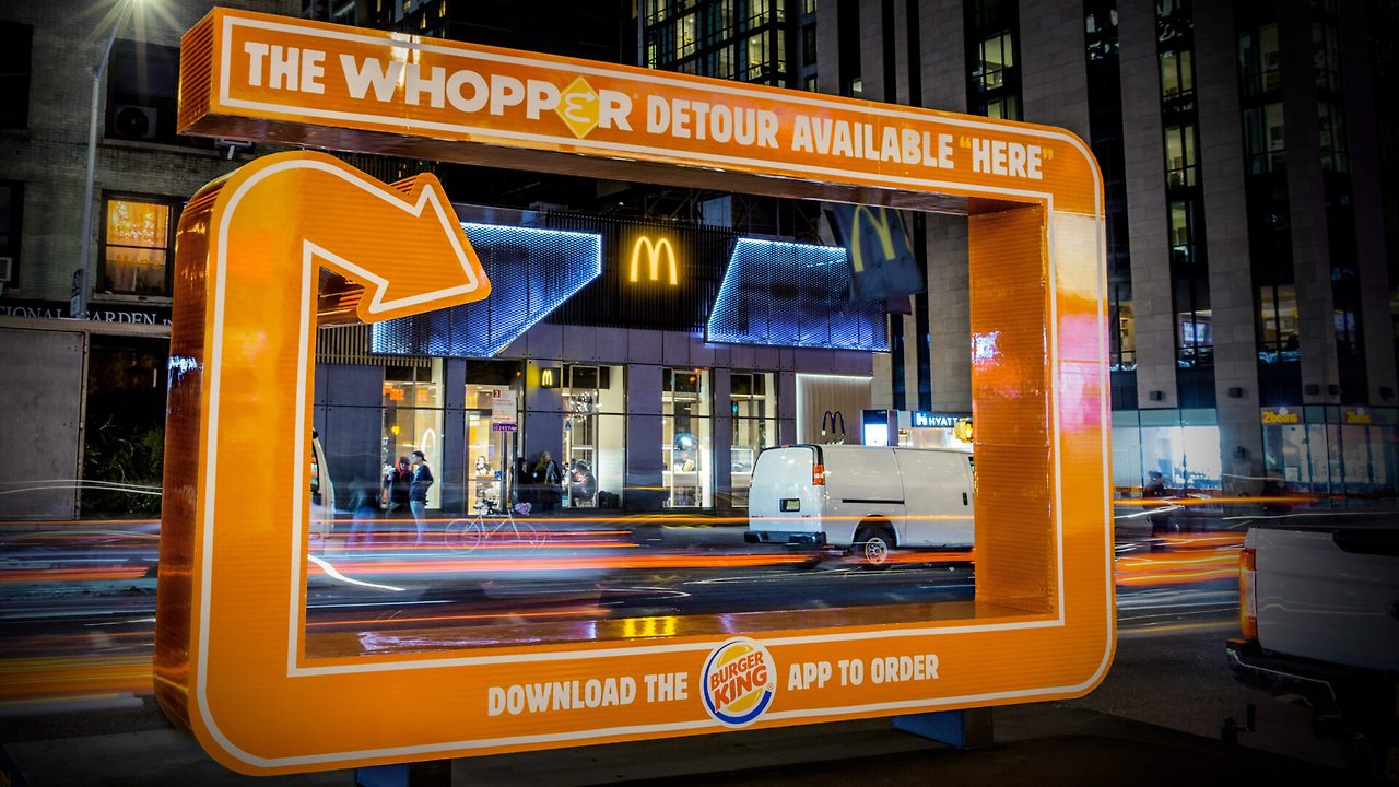 Burger King &lsquo;Whopper Detour