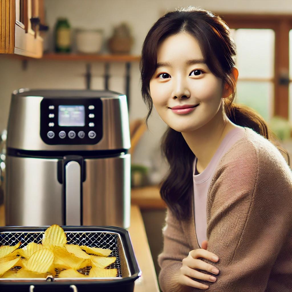 에어프라이어 감자칩만들기