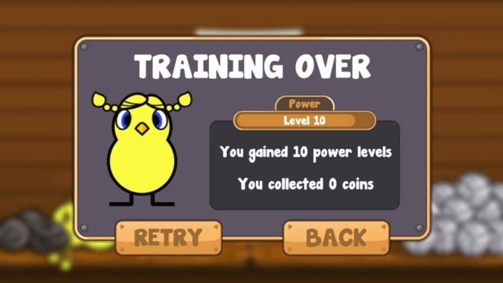 덕라이프7-무료게임-종료-화면