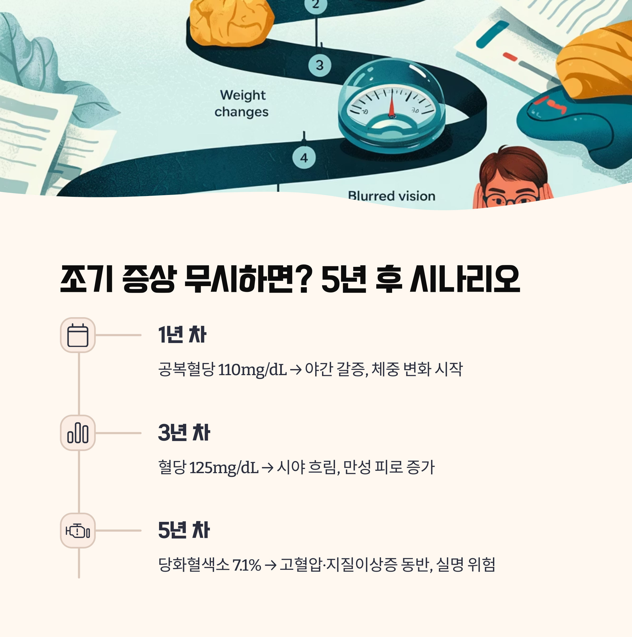 조기 증상 무시하면?