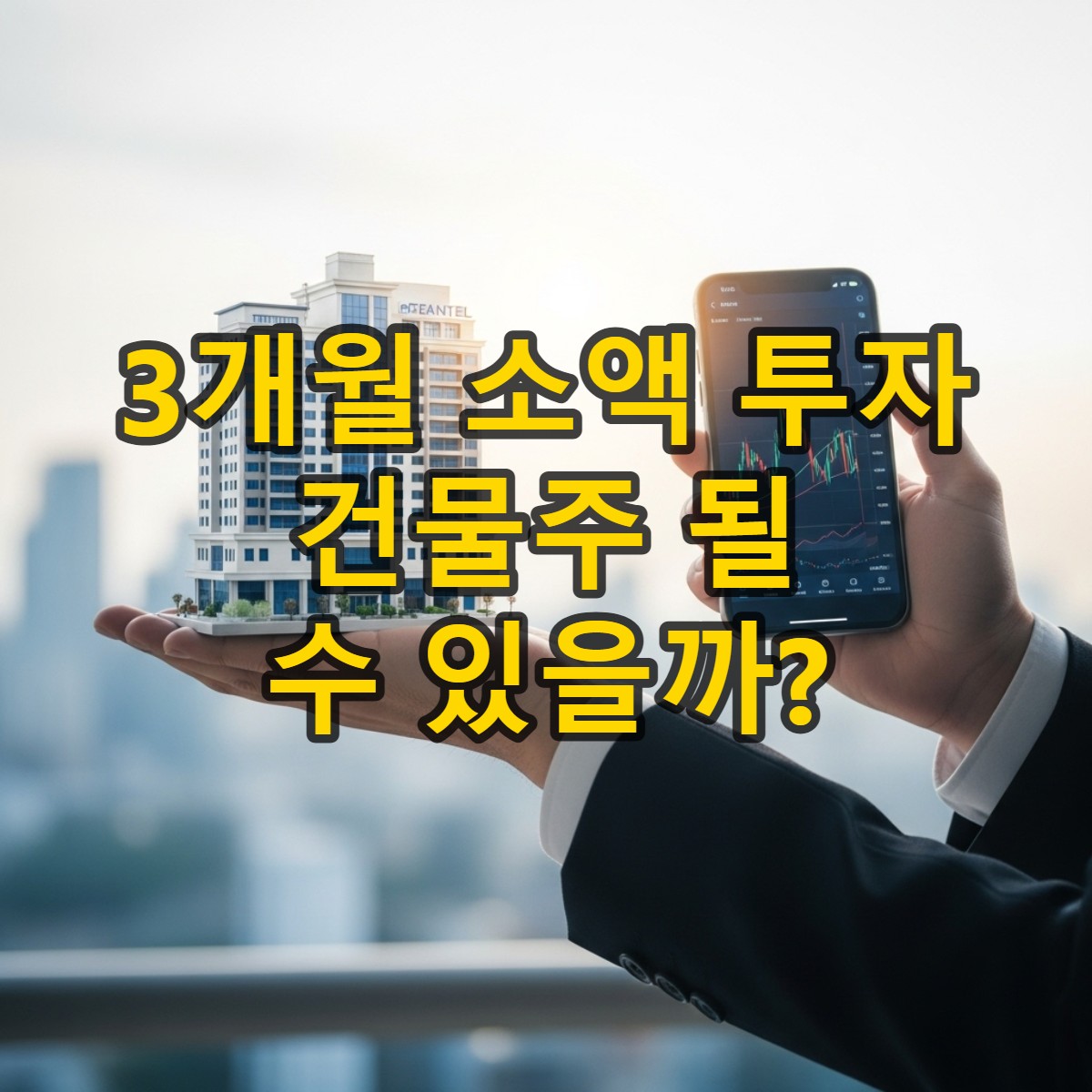3개월 실제 경험담:부동산 소액 투자, 나도 건물주 될 수 있을까? 수익률과 리스크 솔직 공개!