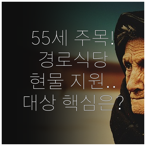 2025 만 55세 이상 저소득층 노..