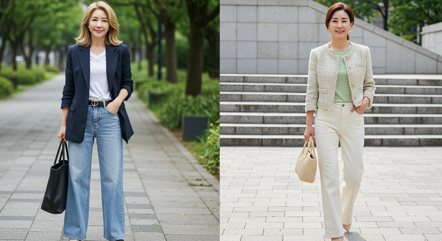 키 작은 중년여성