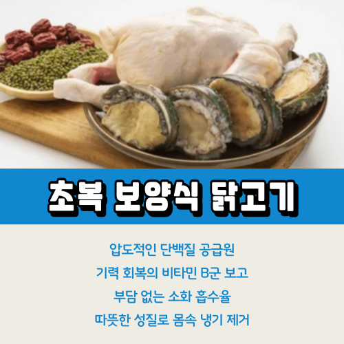 초복보양식닭고기