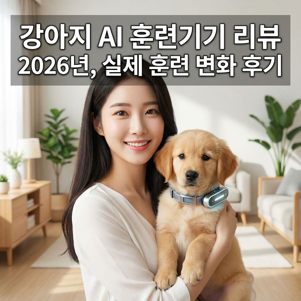 강아지 AI 훈련기기 리뷰 2026년 | 실제 훈련 변화 후기