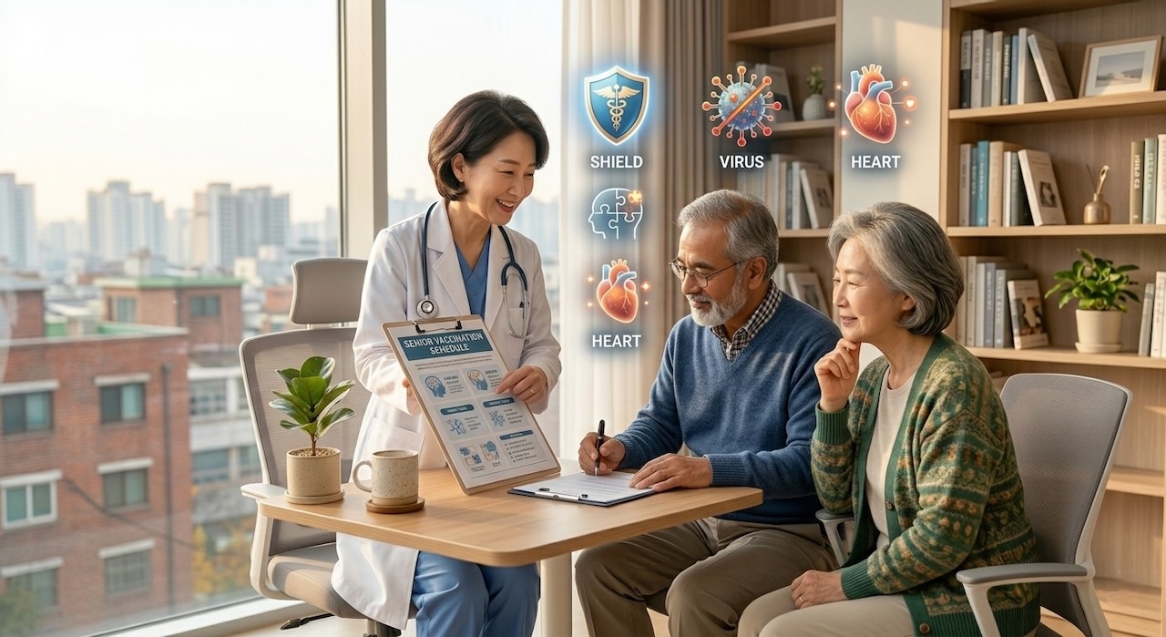 65세 이상 필수 예방접종 폐렴구균, 대상포진, 독감 완벽 가이드