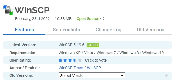 WinSCP