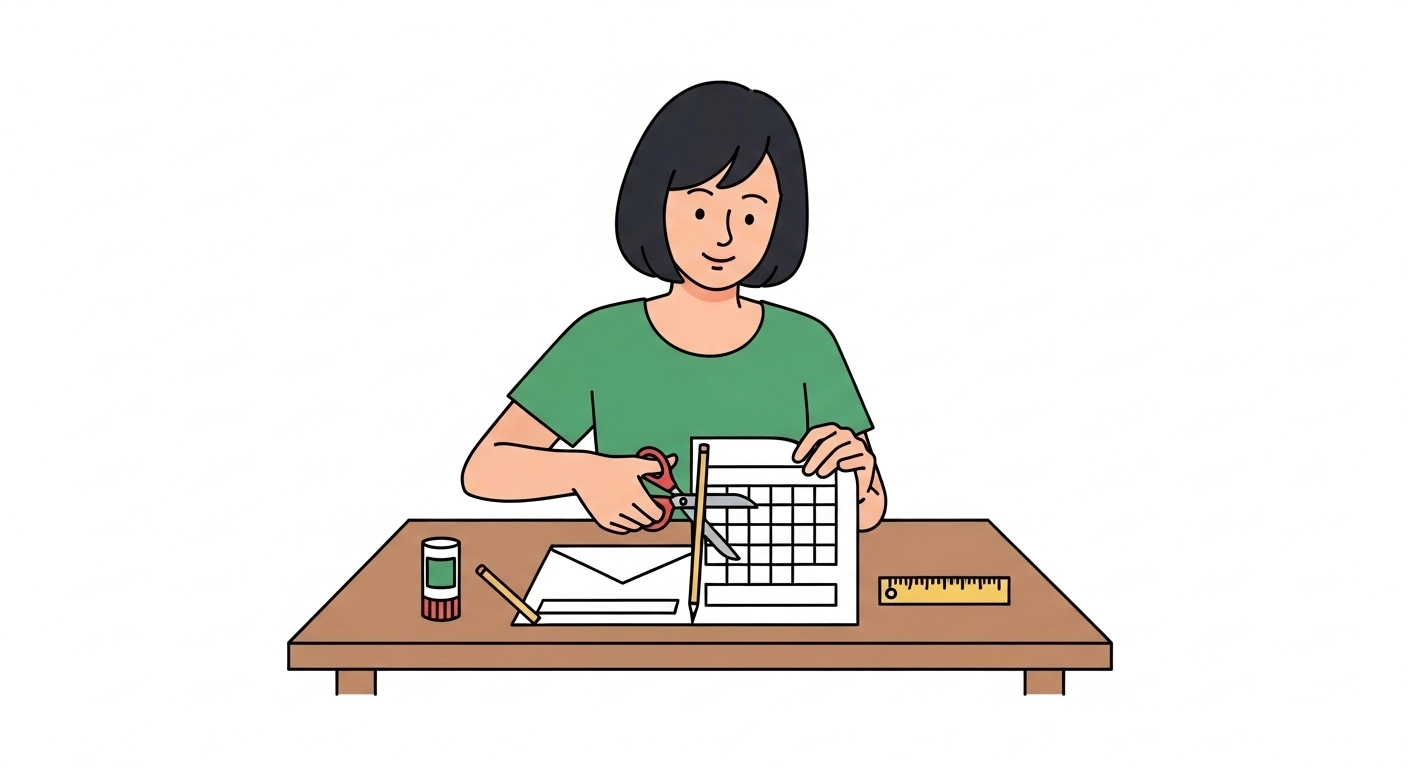 다 쓴 달력 재활용 방법: 봉투 만들기 & 스탠드 메모지 DIY 가이드