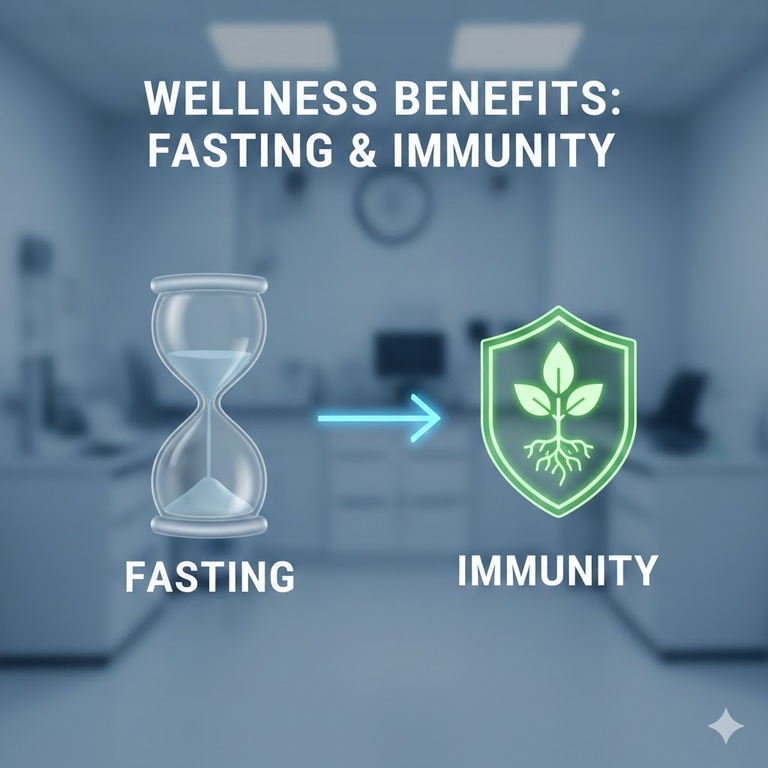 공복 유지와 면역력 이미지