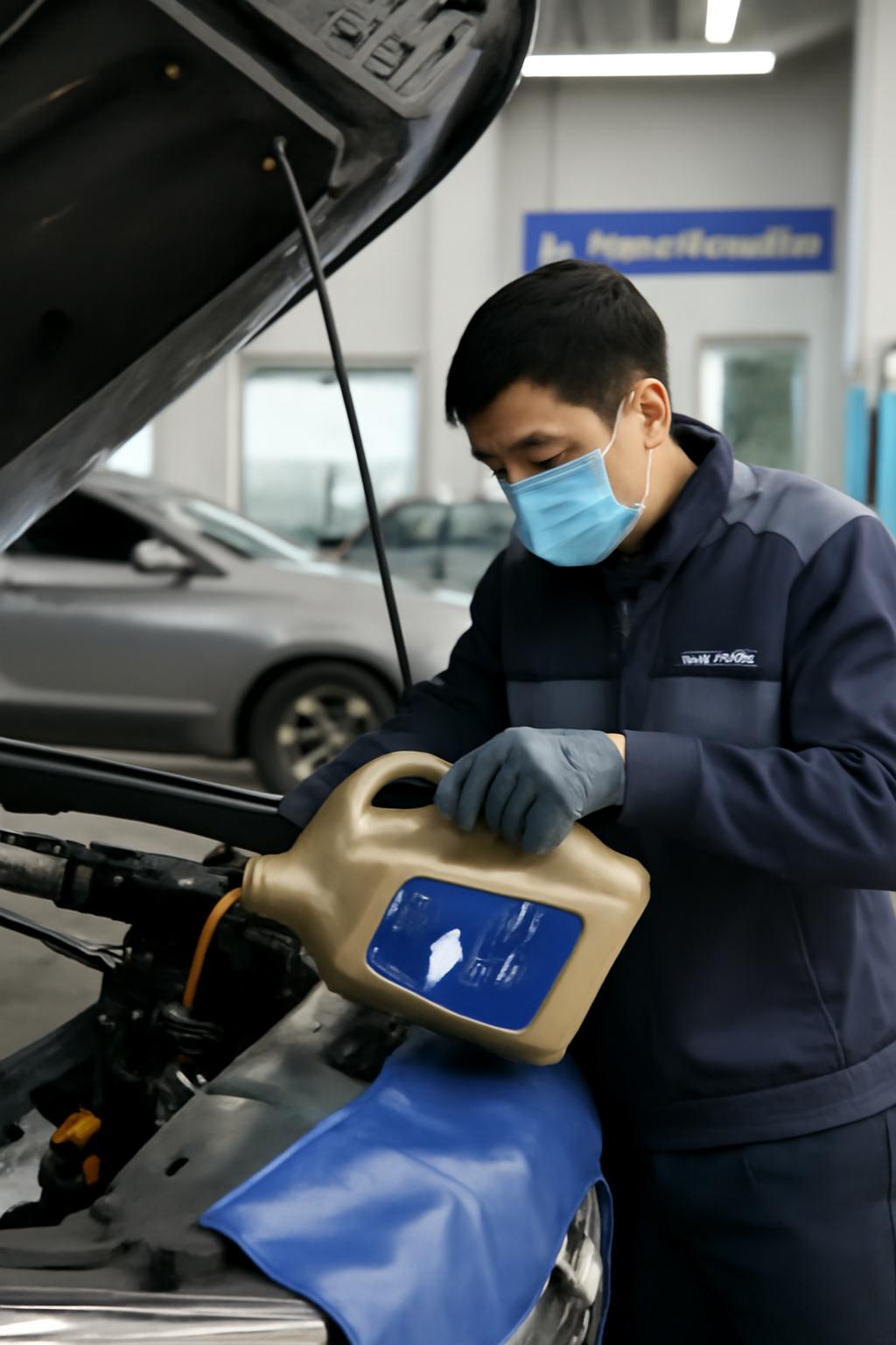 엔진오일 블루핸즈