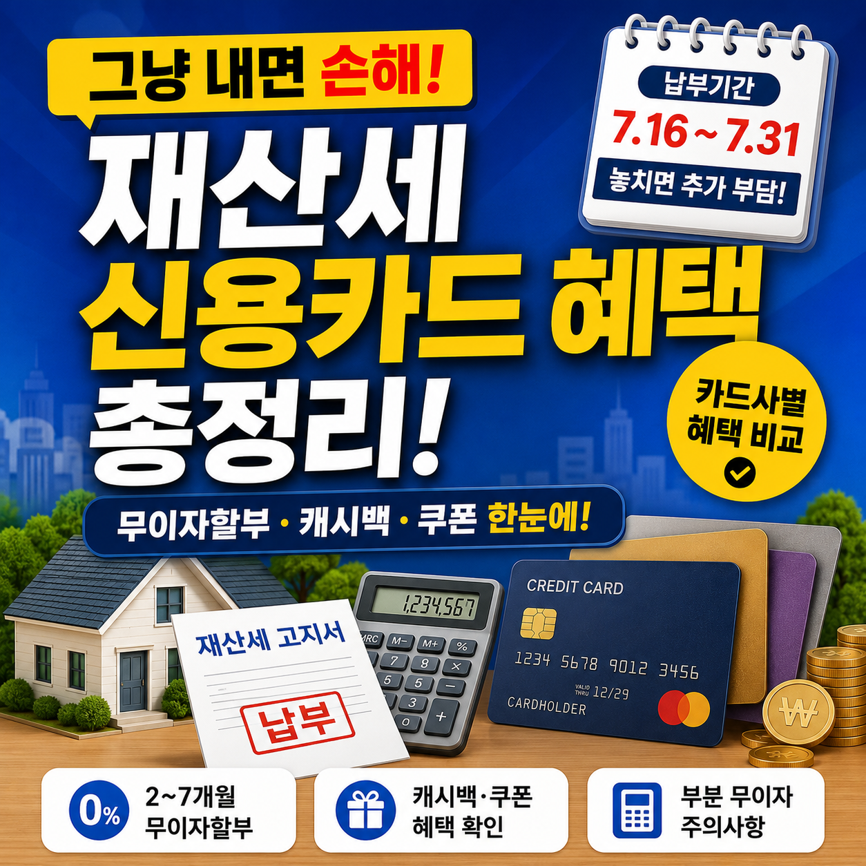 2026 재산세 신용카드 혜택 총정리