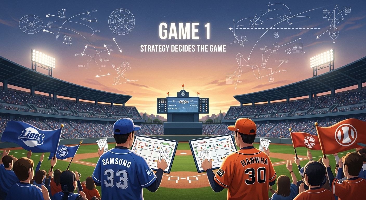 감독의 용병술이 좌우할 1차전, 승부의 핵심 변수 관련 이미지