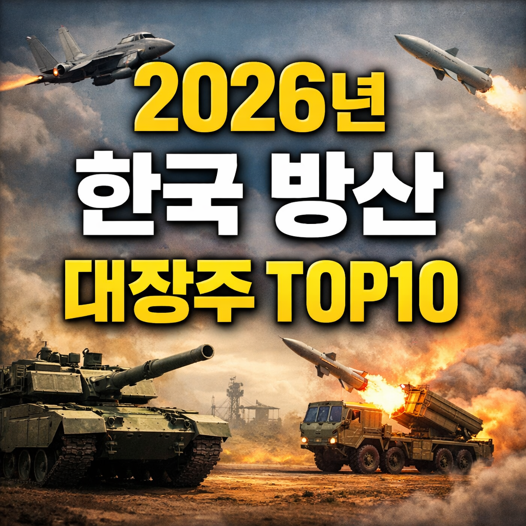 2026년 방산 대장주 분석 ❘ 한국 방산 기업 TOP10