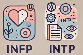 INFP와 INTP를 형상화한 이미지