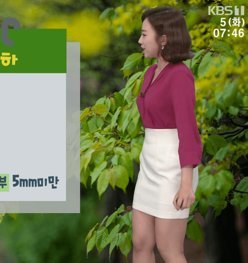 배혜지 일기예보 몸매