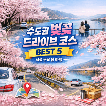 서울 근교 벚꽃 명소 추천, 드라이브 코스 BEST 5